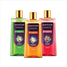 Santoor Brightening Skin Shower Gel - 250 ml