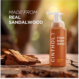 Cinthol Sandal Foam Body Wash - 200 ml