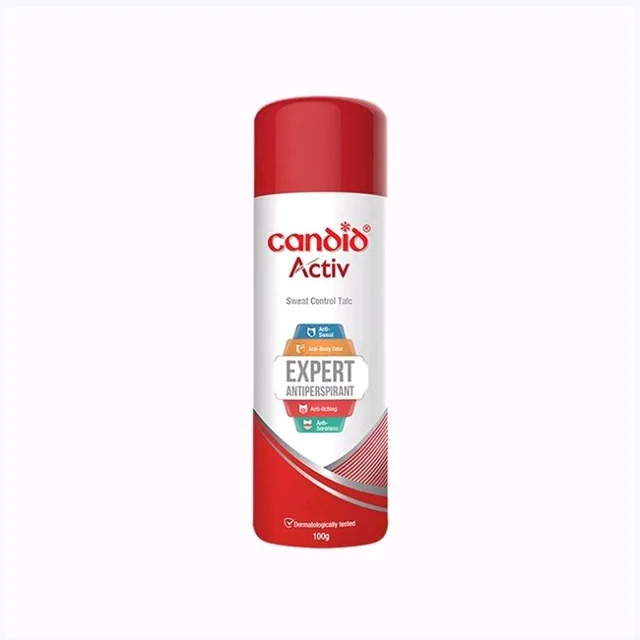 Candid Activ Antiperspirant Talcum Powder - 100 g
