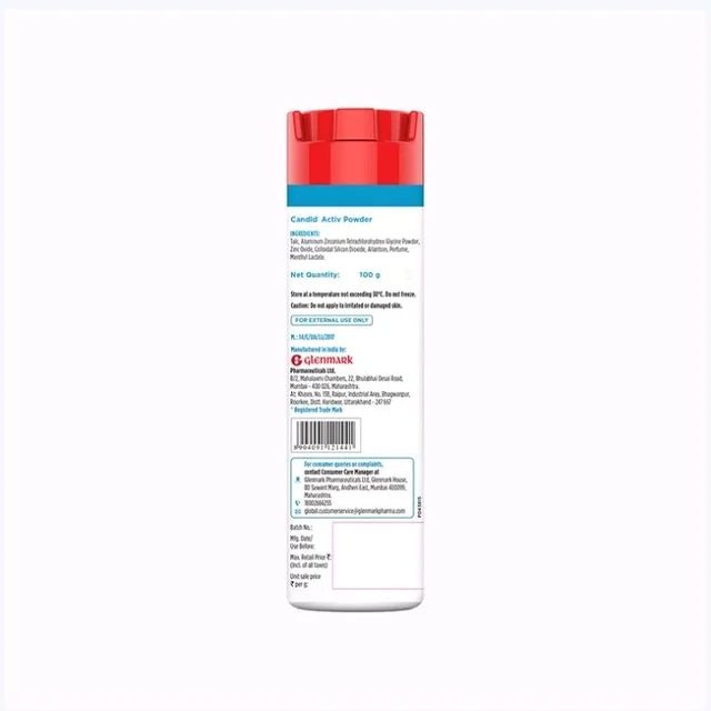 Candid Activ Antiperspirant Talcum Powder - 100 g