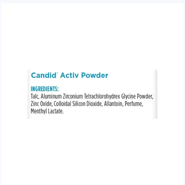 Candid Activ Antiperspirant Talcum Powder - 100 g