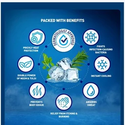Dermicool Menthol Regular Talcum Powder + Aloe Fresh Powder Free - 200 g