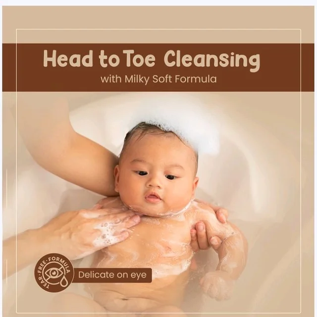 Mother Sparsh Daily Moisturizing Baby Wash & Shampoo - 400 ml