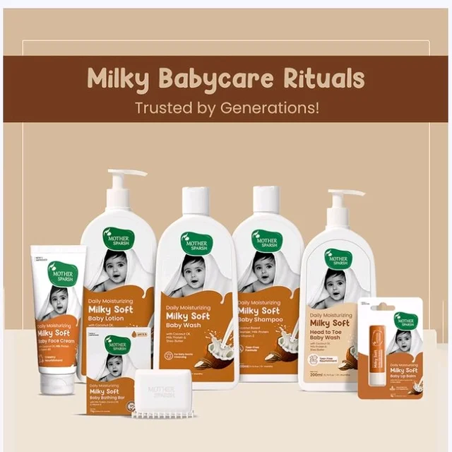 Mother Sparsh Daily Moisturizing Baby Wash & Shampoo - 400 ml