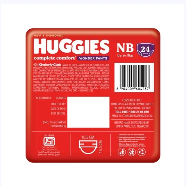 Huggies Wonder Pant Baby Diaper - 24 pcs