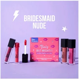 Blue Heaven Minis But Mighty Hyperstay Weightless Lipstick Kit (Bridesmaid Nude) - 4 pcs