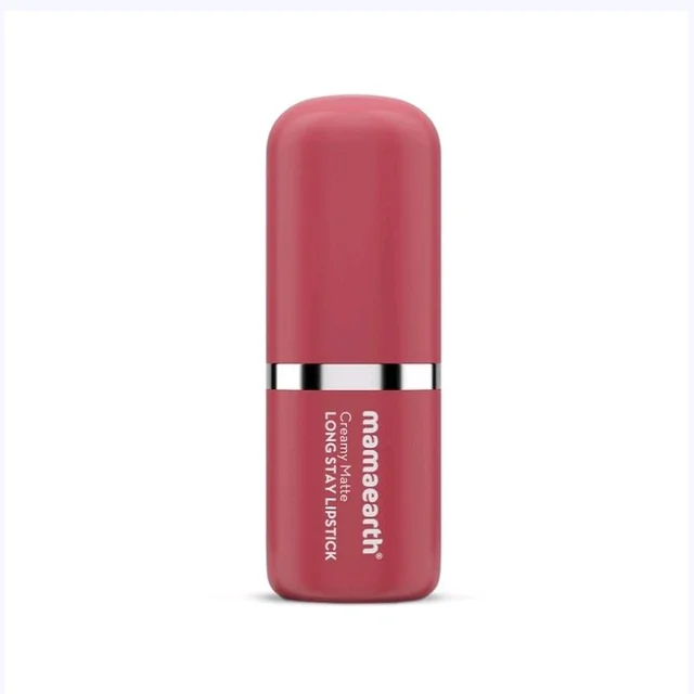 Mamaearth Creamy Matte Long Stay Lipstick (Pink Rose) - 4.2 g