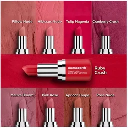 Mamaearth Creamy Matte Long Stay Lipstick (Pink Rose) - 4.2 g