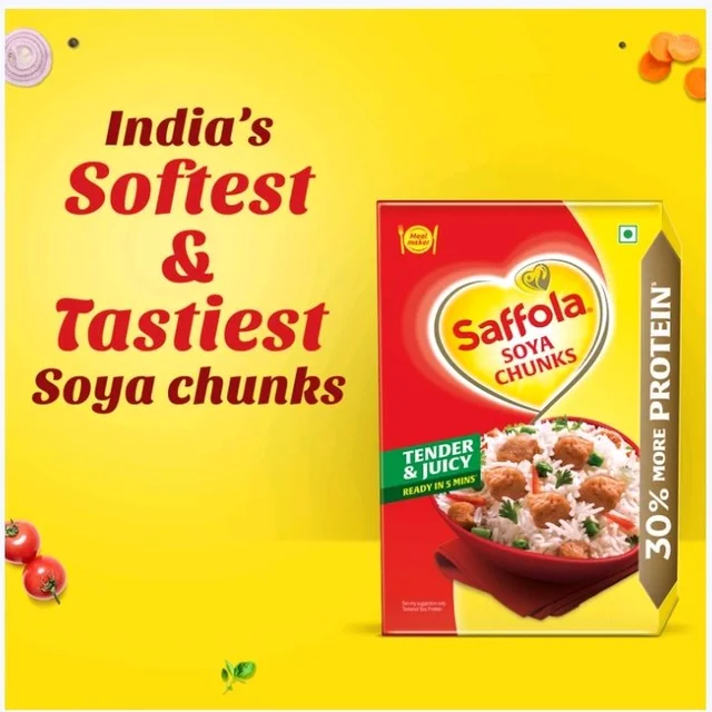 Saffola Mealmaker Soya Chunks - 200 g