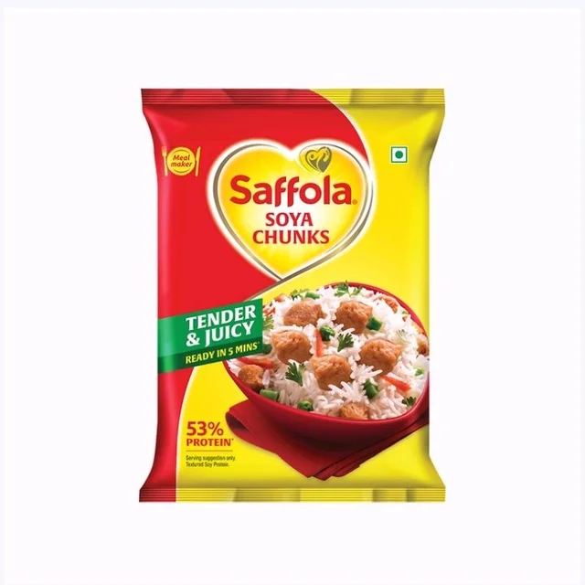 Saffola Soya Chunks - Tender & Juicy - 400 g