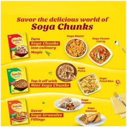 Saffola Soya Chunks - Tender & Juicy - 400 g