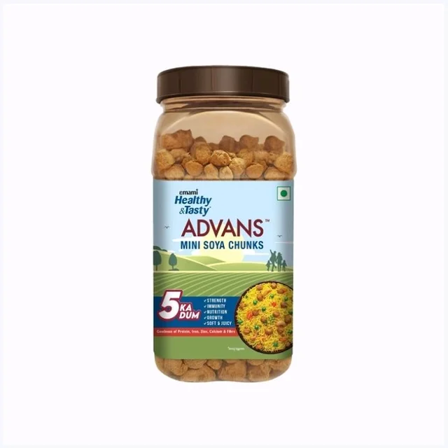 Emami Healthy & Tasty Advans Mini Soya Chunks - 200 g