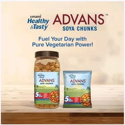Emami Healthy & Tasty Advans Mini Soya Chunks - 200 g