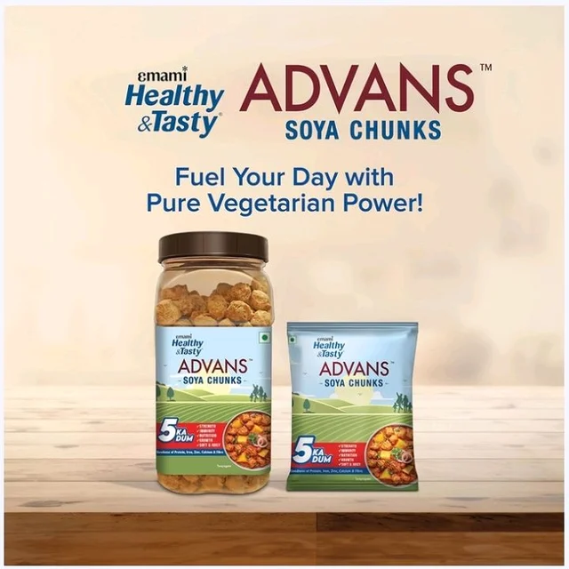 Emami Healthy & Tasty Advans Mini Soya Chunks - 200 g