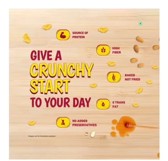 Tata Soulfull Corn Flakes Original (Crunchy Corn and Millets) - 30 g, 475 g