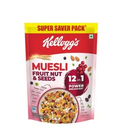 Kellogg's Muesli Fruit, Nut & Seeds - 40g, 750 g
