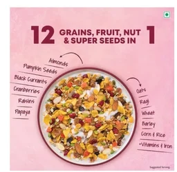Kellogg's Muesli Fruit, Nut & Seeds - 40g, 750 g