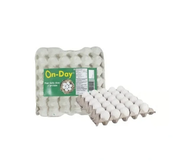 OVO Farm On-Day White Eggs - Medium:50-55 g, 30 pieces