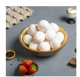 Total 30 Farm Fresh White Eggs - Medium:50-55 g, 30 pieces
