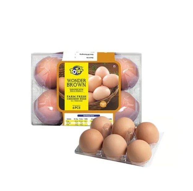 Total Wonder Brown Eggs - Medium:50-55 g, 6 pieces
