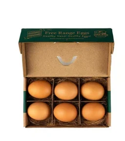Farm Made Free Range Eggs - 6 pieces, 6 pieces