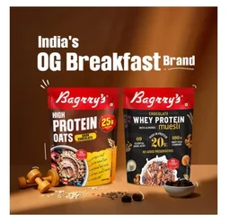 Bagrry's Dark Chocolate High Protein Oats with Raisins & Seeds - 750 g, 750 g