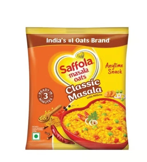 Saffola Classic-Masala Oats - 38 g, 38 g