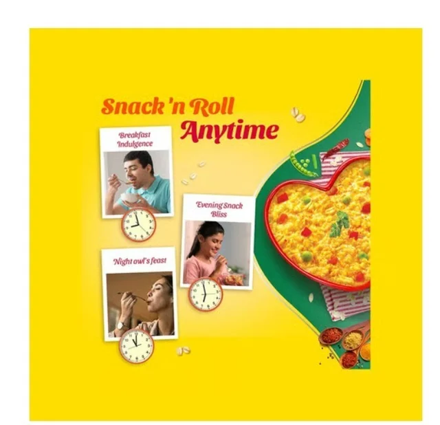 Saffola Masala Veggie Twist Oats - 38 g, 38 g