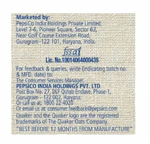 Quaker Rolled Instant Oats - 40 g, 400 g