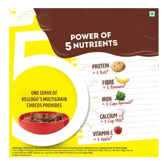 Kellogg's Multigrain Chocos More Chocolatey, No-Maida - 30 g, 1.1 kg