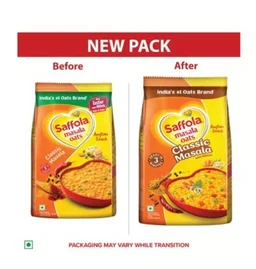Saffola Classic Masala Instant Oats - 50, 38 g, 250 g