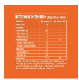 Saffola Classic Masala Instant Oats - 50, 38 g, 250 g