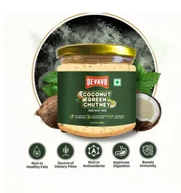 Devavo Instant Mix Green Coconut Chutney Powder - 200 g