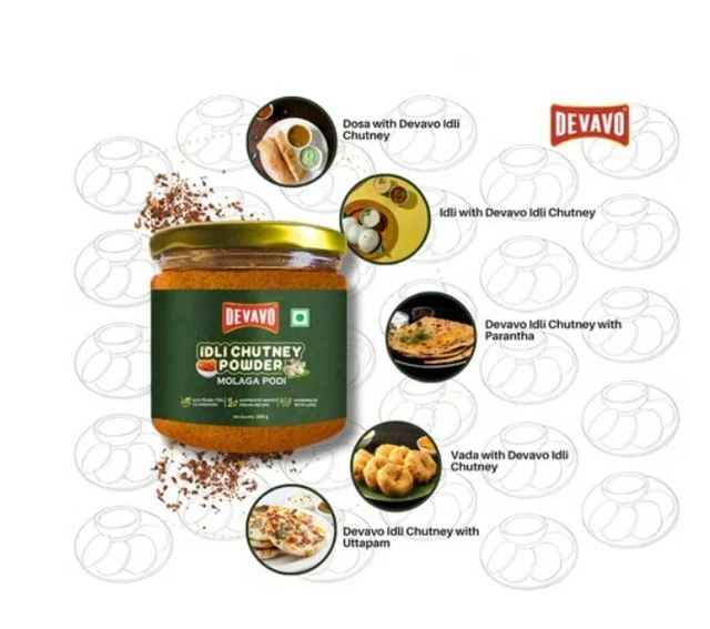 Devavo Molaga Podi Idli Chutney Powder - 200 g