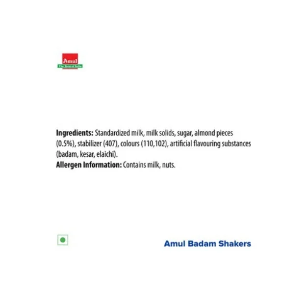 Amul Kool Badam Milkshake - 200 ml