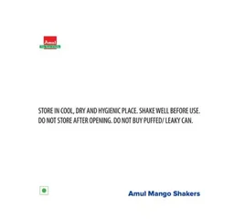 Amul Kool Mango Milkshake - 200 ml