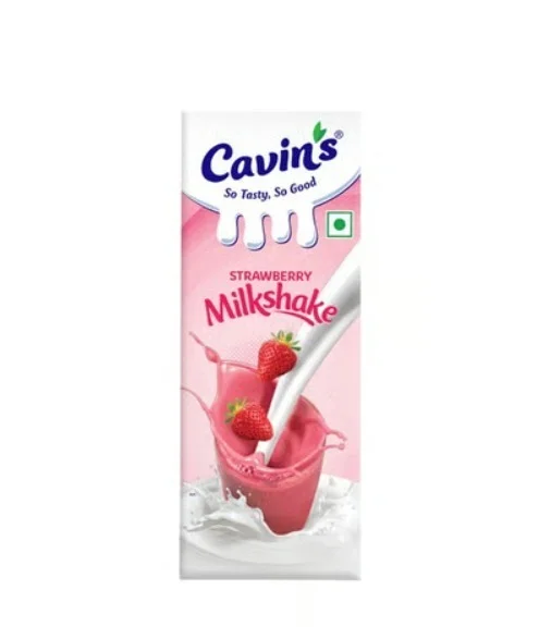 Cavin's Strawberry Milkshake - 180 ml
