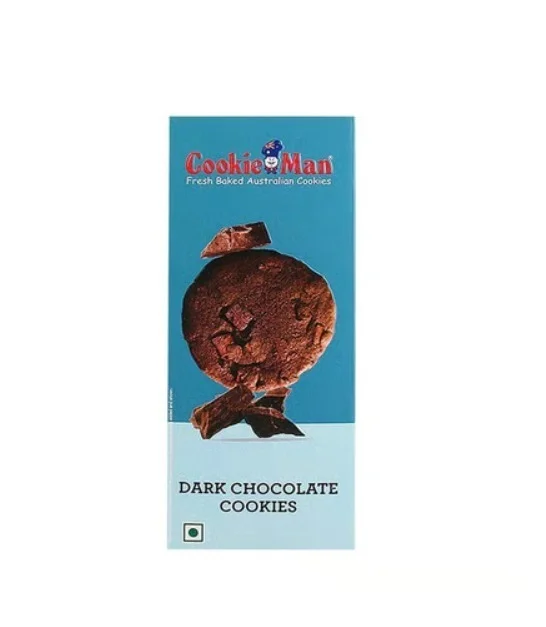 Cookieman Dark Chocolate Chunk Cookies Biscuits - 20 g, 120 g