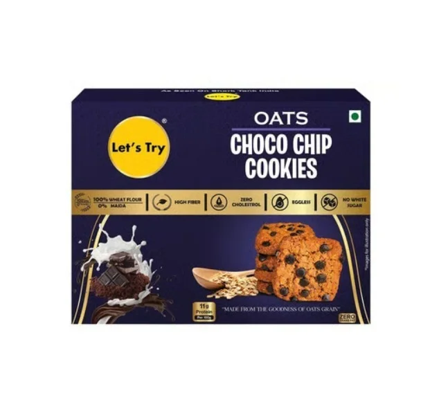 Let's Try Oats Choco Chip Cookies - 20 g, 200 g
