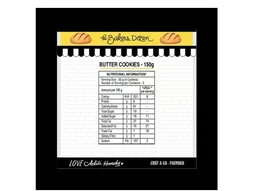 The Baker's Dozen Danish Style Butter Cookies Gift Pack - 30 g, 150 g