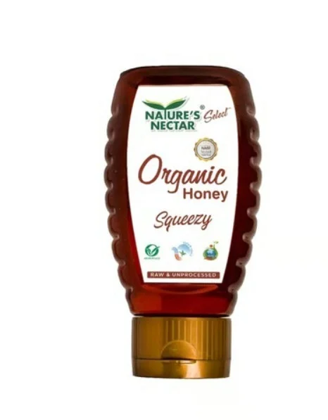 Nature's Nectar Squeezy Organic Honey - 325 g