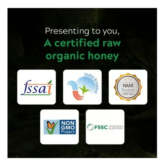 Nature's Nectar Squeezy Organic Honey - 325 g