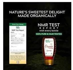 Nature's Nectar Squeezy Organic Honey - 325 g