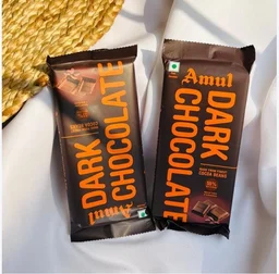 AMUL DARK CHOCOLATE BAR - 10G, AMUL DARK CHOCOLATE, 35 G