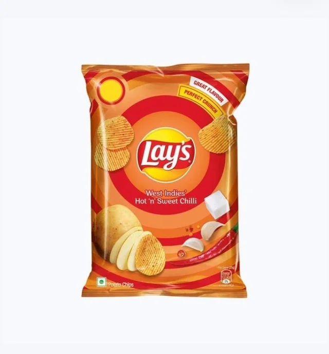Lay's Laye's West Indian Hot n And Sweet Chili Flavour Chips - 20 g, 52.9 g