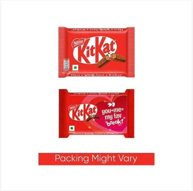 KitKat Nestle kitkat 4 Fingers Choco Coated Wafer Chocolate - 1 g, 38.5 1