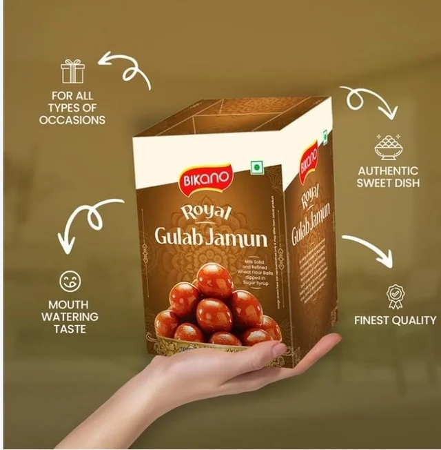 Royal Gulab Jamun By Bikano - 83 g, 1 kg