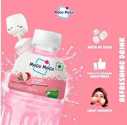 MOGU MOGU Mogu Mogu Lychee Fruit Drink With Nata De Coco - 1 g, 320 ml