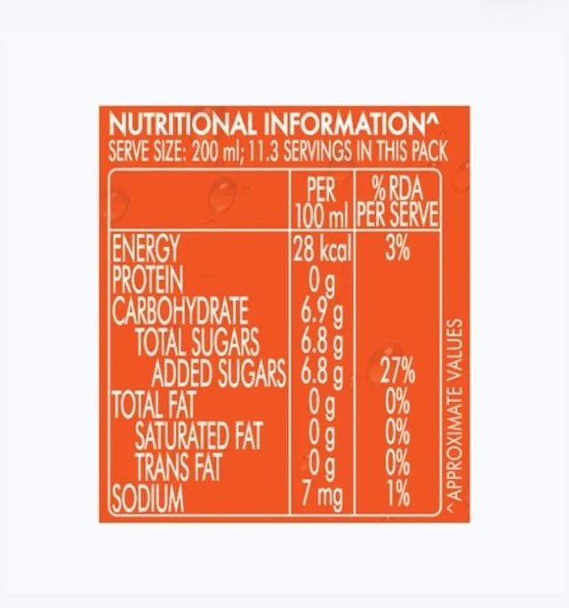 MIRINDA Mirinda Organge Soft Drink - 200 gm, 2.25 ltr