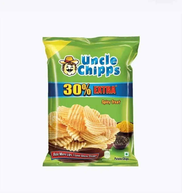 UNCLE CHIPS Uncle Chipps Spicy Treat Flavour Potato Chips - 20 g, 53 g